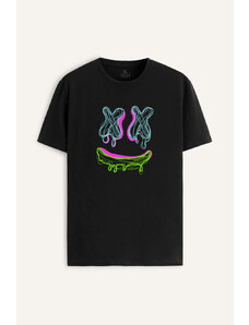 UnitedKind Neon Trip, T-Shirt σε μαύρο χρώμα
