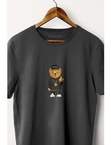 UnitedKind Compton Teddy, T-Shirt σε iron grey χρώμα