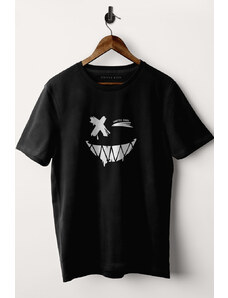 UnitedKind Angry Smiley, T-Shirt σε μαύρο χρώμα