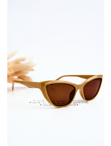 Kesi Γυαλιά ηλίου μόδας Cat Eye V090169 Σκούρο Μπεζ