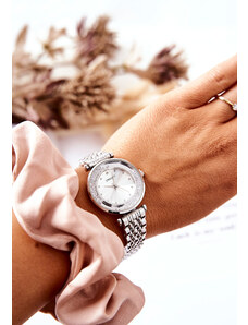 Kesi Women's watch on bracelet with ERNEST zircons silver