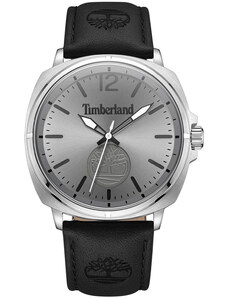 TIMBERLAND WILLISTON - TDWGA0010602, Silver case with Black Leather Strap