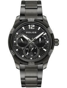 POLICE Chokery - PEWJK0005302, Black case with Stainless Steel Bracelet