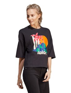 adidas women adidas x farm rio graphic t-shirt (HS1177) - BLACK/BLACK