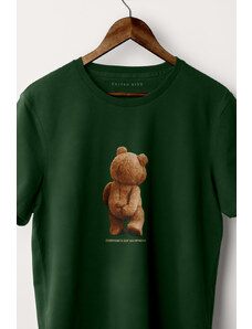 UnitedKind Teddys Opinion, T-Shirt σε πράσινο χρώμα
