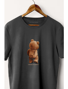 UnitedKind Teddys Opinion, T-Shirt σε iron grey χρώμα
