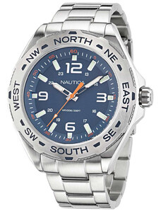 NAUTICA Clearwater Beach - NAPCWS302, Silver case with Stainless Steel Bracelet