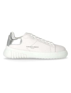 EMPORIO ARMANI Sneakers X3X187XN850 M696 white+silver