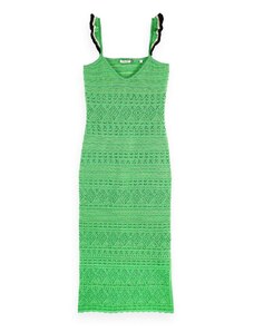 MAISON SCOTCH Φορεμα Pointelle Detail Dress 172301 SC5704 bright parakeet