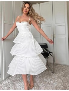 Creative Φόρεμα - κώδ. 990602 - 2 - λευκό