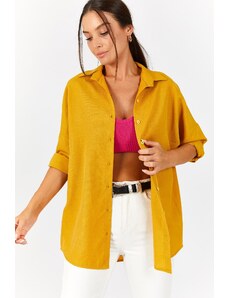 armonika Shirt - Κίτρινο - Oversize