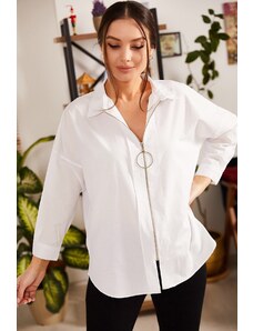 armonika Shirt - Λευκό - Κανονική εφαρμογή