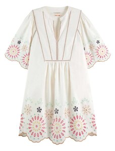 MAISON SCOTCH Φορεμα Broderie Mini Dress 171847 SC5695 vanilla white