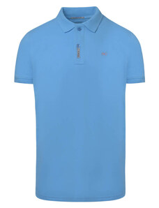 Prince Oliver Brand New Polo Double Pique Γαλάζιο 100% Cotton (Regular Fit)