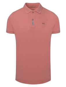 Prince Oliver Brand New Polo Double Pique Ροδακινί 100% Cotton (Regular Fit)