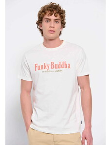 Ανδρικό T-Shirt με Τύπωμα Funky Buddha FBM007-021-04 EKPOY