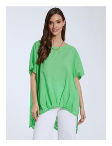 Celestino Oversized μπλούζα με διάτρητες λεπτομέρειες πρασινο ανοιχτο για Γυναίκα