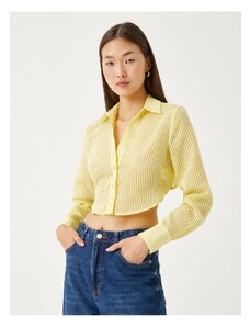 Koton Shirt - Κίτρινο - Κανονικό
