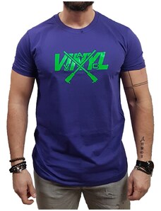 Vinyl Art Clothing Vinyl Art - 91324-22 - Big Logo T-SHIRT - Purple - μπλούζα μακό