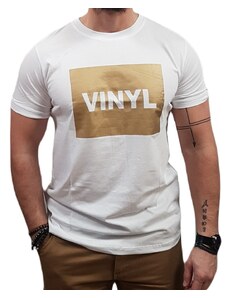 Vinyl Art Clothing Vinyl Art - 89417-02 - GOLD BOX T-SHIRT - White - μπλούζα μακό