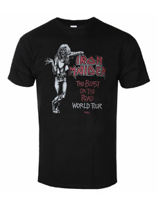 Ανδρικό μπλουζάκι Iron Maiden - Beast On The Road World Tour '82 - Μαύρο - ROCK OFF - IMTEE156MB