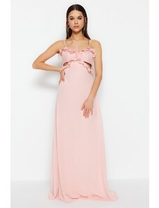 Trendyol Βραδινό &; Prom Φόρεμα - Ροζ - A-line