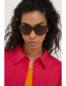 Γυαλιά ηλίου Ray-Ban γυναικεία, χρώμα: καφέ