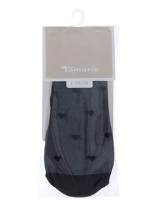 Tamaris Black Γυναικείες Κάλτσες Μαύρες One Size -2 Pack (99514P2)