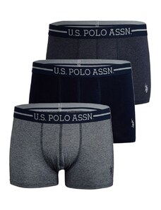 U.S. Polo ASSN. Ανδρικό Boxer Stretch Cotton Stripes - Τριπλό Πακέτο