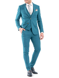 Vittorio Vested Etore Suit In Modern Fit-Mint
