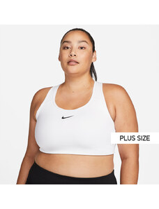 Nike Swoosh Γυναικείο Plus Size Αθλητικό Μπουστάκι