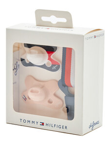 TOMMY HILFIGER BABY DUMMY 2 PACK WITH CLIP PINK BREEZE KN0KN01602-TOI