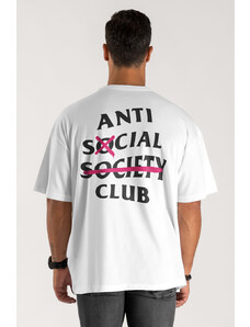UnitedKind Social Social Club, Oversized, T-Shirt σε λευκό χρώμα