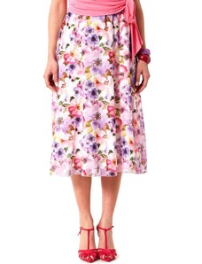 ANNA RAXEVSKY Γυναικεία φλοράλ κλός φούστα F23102, Χρώμα Πολύχρωμο, Μέγεθος S