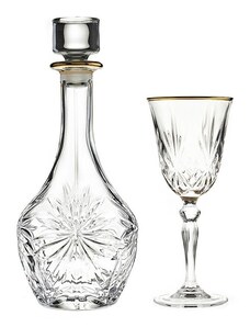 Bohemia Ποτήρι καράφα κρασιού για γάμο κρυστάλλινα AG173