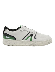Ανδρικά sneakers Lacoste L001 123 8 SMA WHT/GRN LEATHER 745SMA0127082 λευκό δέρμα