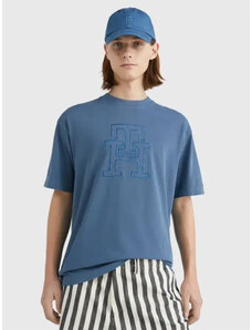 Tommy Hilfiger T-shirt κανονική γραμμή μπλε