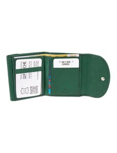 Δερμάτινο πορτοφόλι Fetiche AN 1-636 Πράσινο