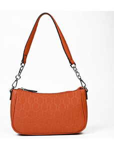 Τσάντα χιαστί & ώμου σε πορτοκαλί χρώμα Francinel F4RE432 - 28094-32