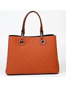 Τσάντα χειρός τριθέσια πορτοκαλί Francinel σε μεσαίο μέγεθος 7EGQ832 - 28098-32