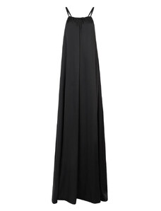 Prince Oliver Φόρεμα Μάξι Σατινέ Μαύρο
