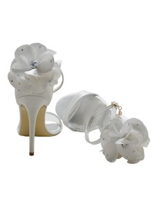 LOU SHOES Lou bridal-evening sandals Peony strass