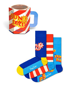 Happy Socks - 3-pack Father Of The Year Socks Gift Set (XFOT08-6300)