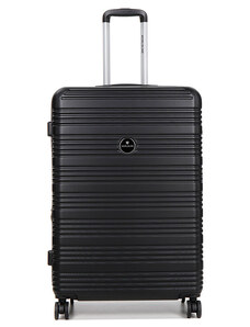 Βαλίτσα μεγάλη Worldline μαύρη ABS με τέσσερις ρόδες EMP530 - 27923-01