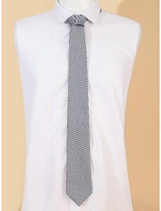 ΟΕΜ Μονόχρωμη ανδρική γραβάτα γκρι