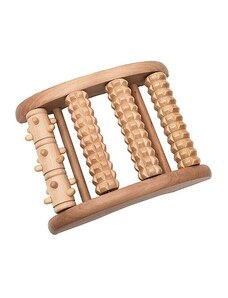 Aria Trade Ξύλινο Εργαλείο Μασάζ για πόδια σε φυσικό χρώμα ξύλου, 14x18.2x5 cm, Massage roller