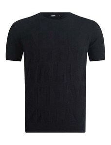 Karl Lagerfeld Πλεκτή T-shirt Μπλούζα Κανονική Γραμμή