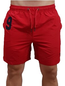Superdry - M3010220A WA7 - Vintage Polo Swimshort - Rouge Red - Μαγιό