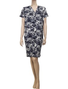Γυναικείο Καλοκαιρινό Φόρεμα/Πουκαμίσα Claire Katrania - Μπλε - CK-574B - Διαθέσιμο και σε Plus Size