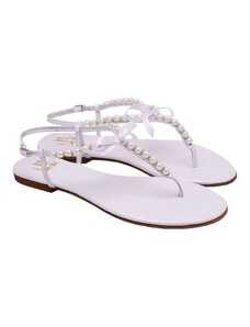 LOU SHOES Lou bridal sandals Swan